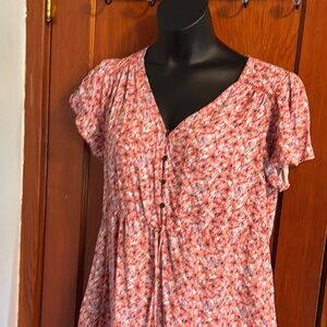 Floral Button-Down Dress by Knox Rose